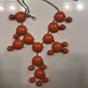 Orange bubble necklace
